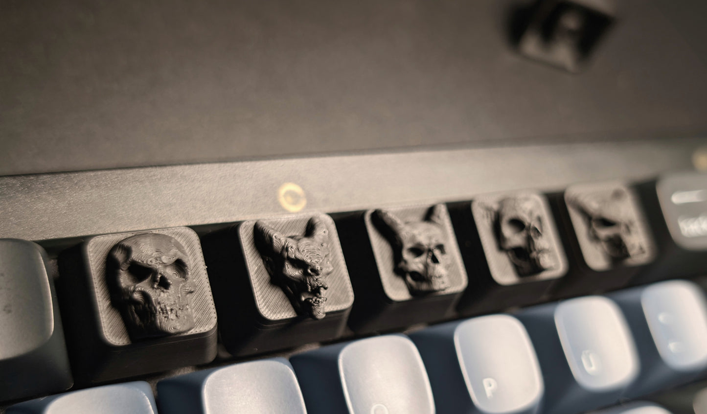Custom Skull & Demon Keycaps– Mach deine Tastatur zum Unikat