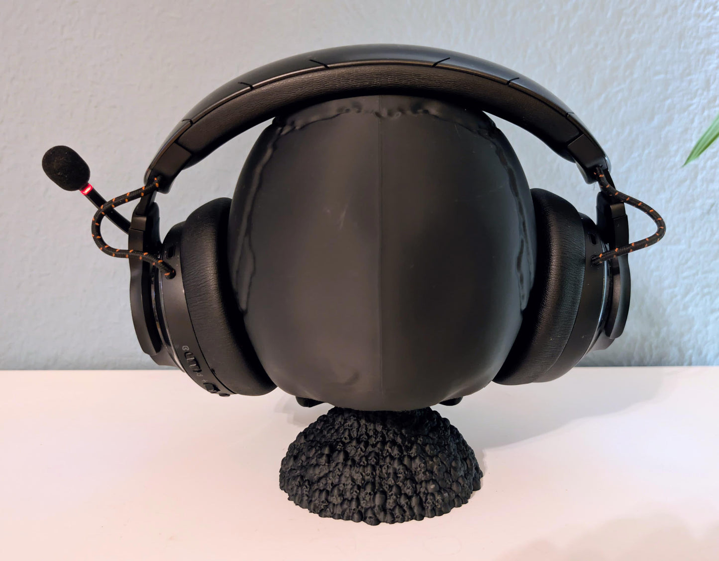 Skull Headset-Halter (mit Standfuß)