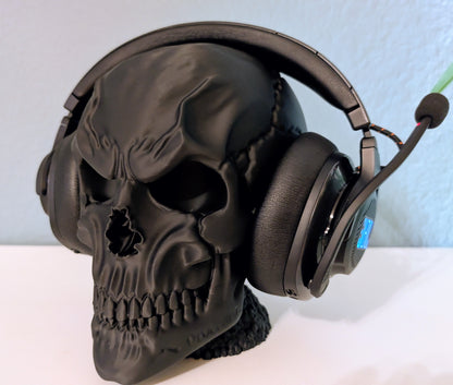 Skull Headset-Halter (mit Standfuß)