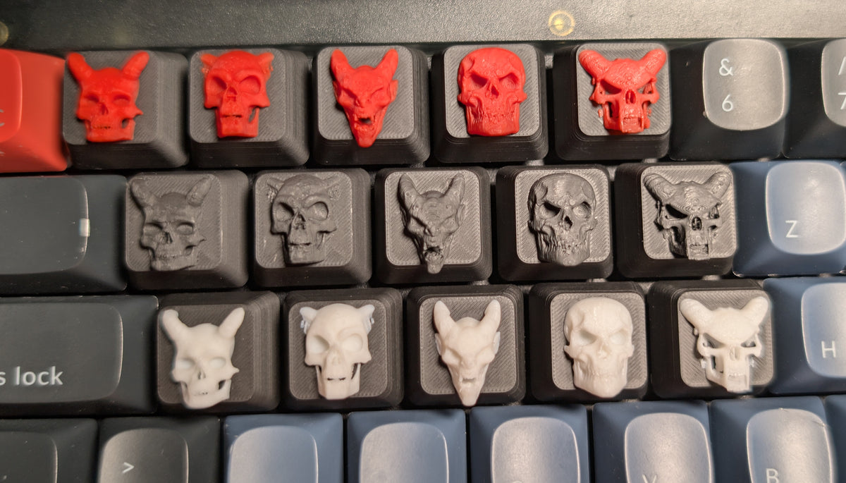 Custom Skull & Demon Keycaps– Mach deine Tastatur zum Unikat