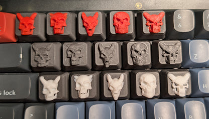 Custom Skull & Demon Keycaps– Mach deine Tastatur zum Unikat