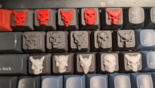 Custom Skull & Demon Keycaps– Mach deine Tastatur zum Unikat