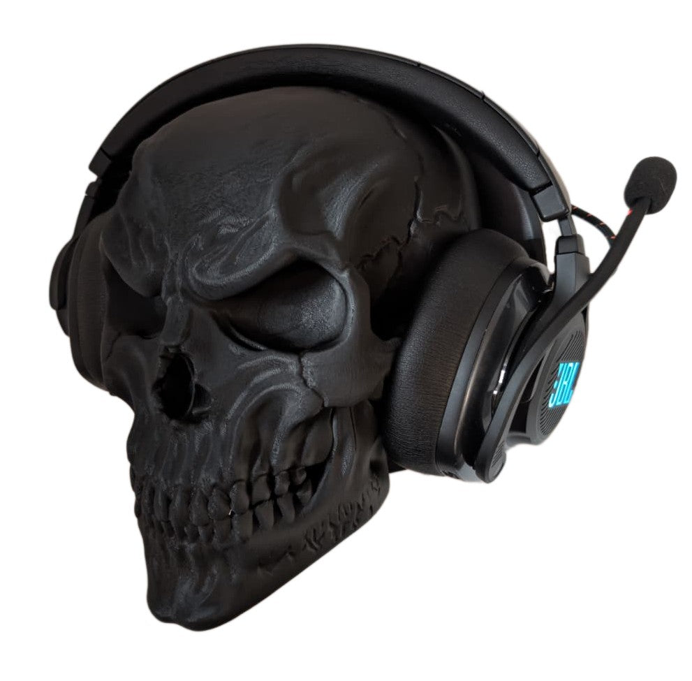Skull Headset-Halter (Wandmontage)