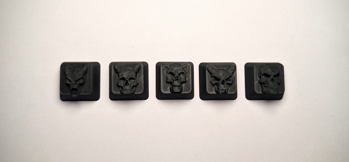 Custom Skull & Demon Keycaps– Mach deine Tastatur zum Unikat
