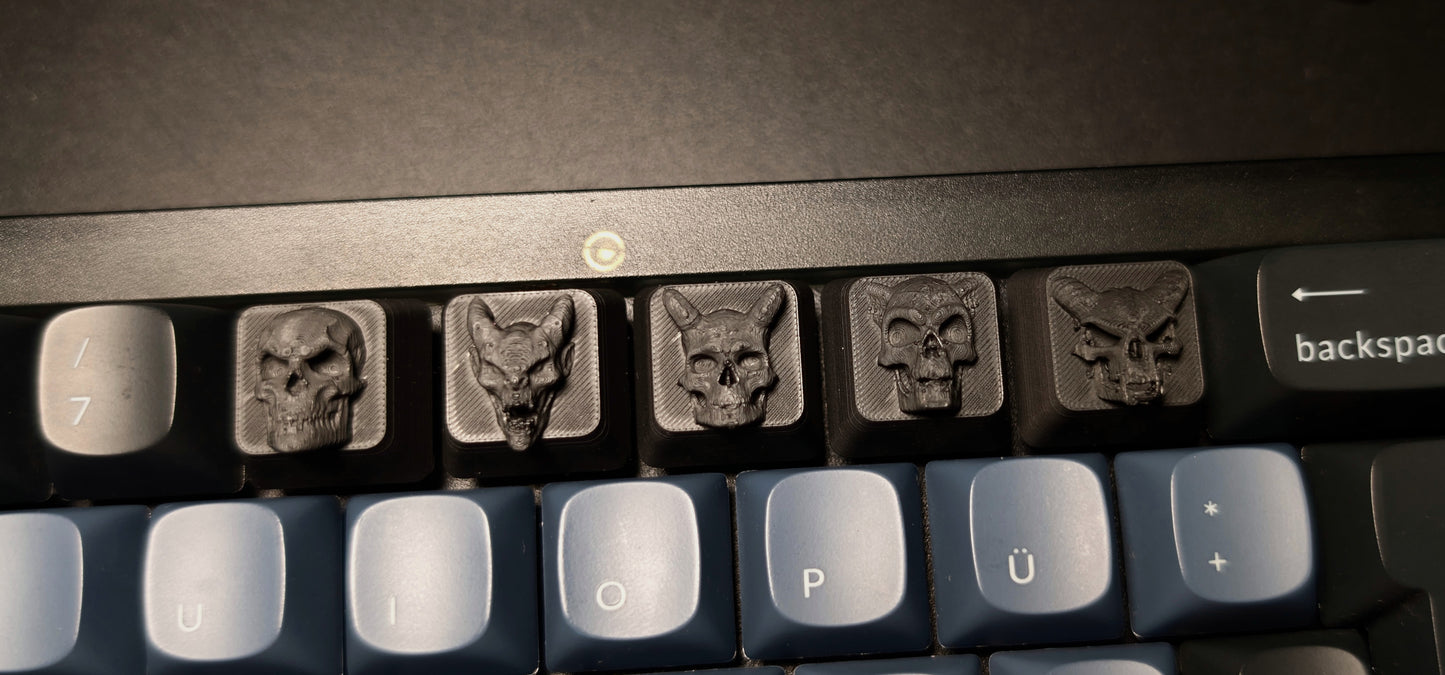 Custom Skull & Demon Keycaps– Mach deine Tastatur zum Unikat